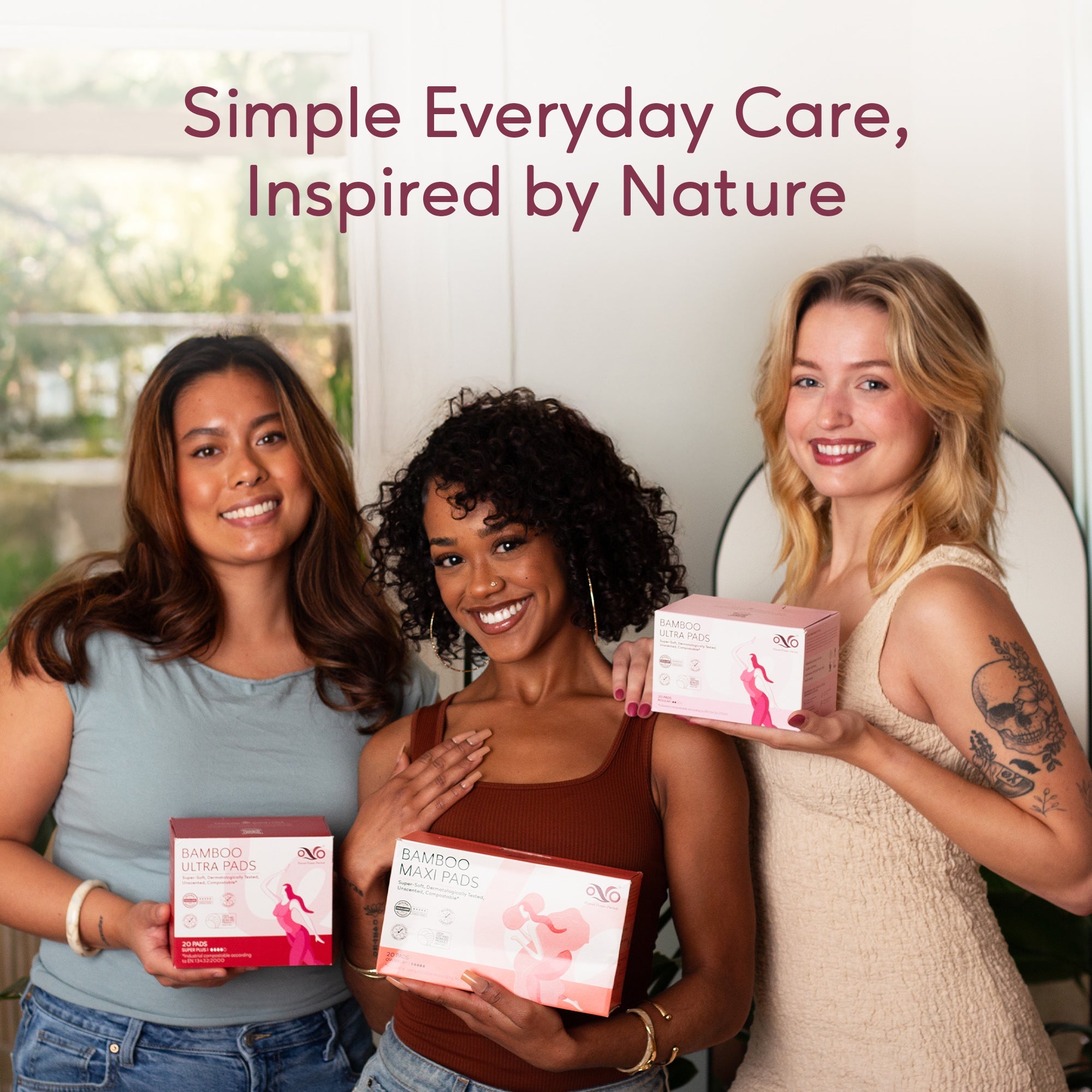 Bamboo Ultra Pads Regular, Everyday Period Protection