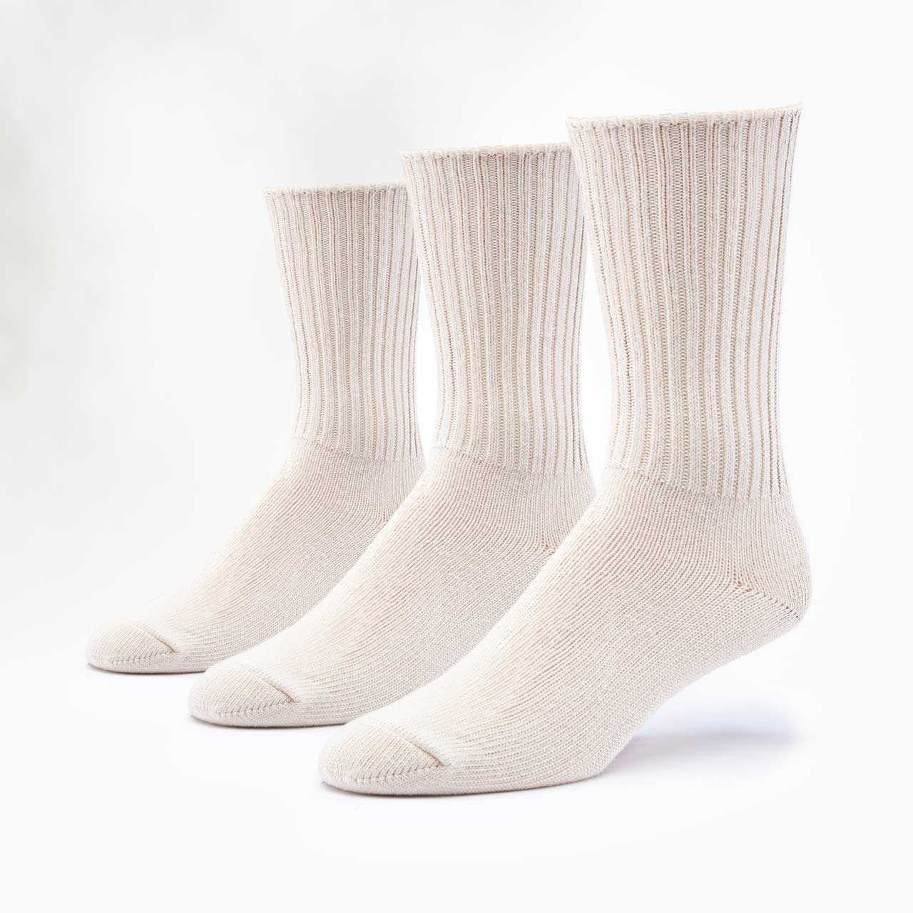 Organic Cotton Classic Crew Socks – 3-pk