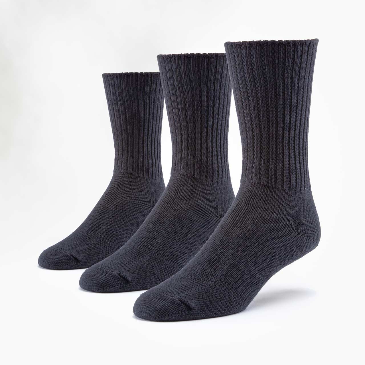 Organic Cotton Classic Crew Socks – 3-pk