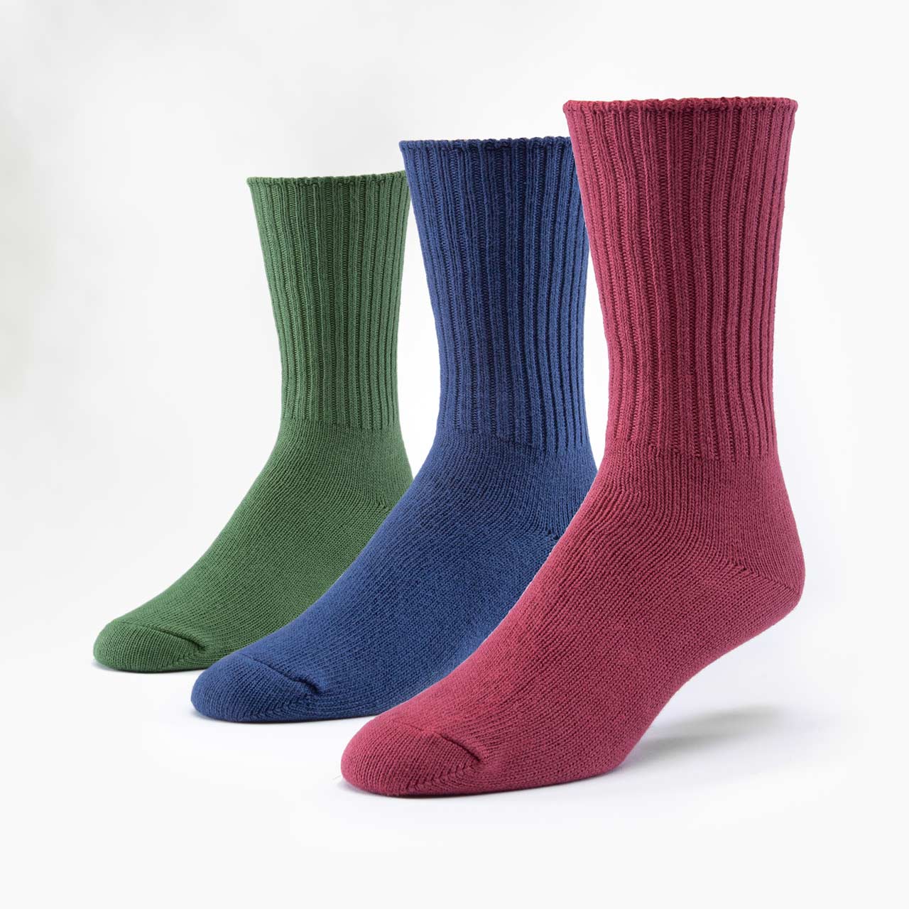 Organic Cotton Classic Crew Socks – 3-pk
