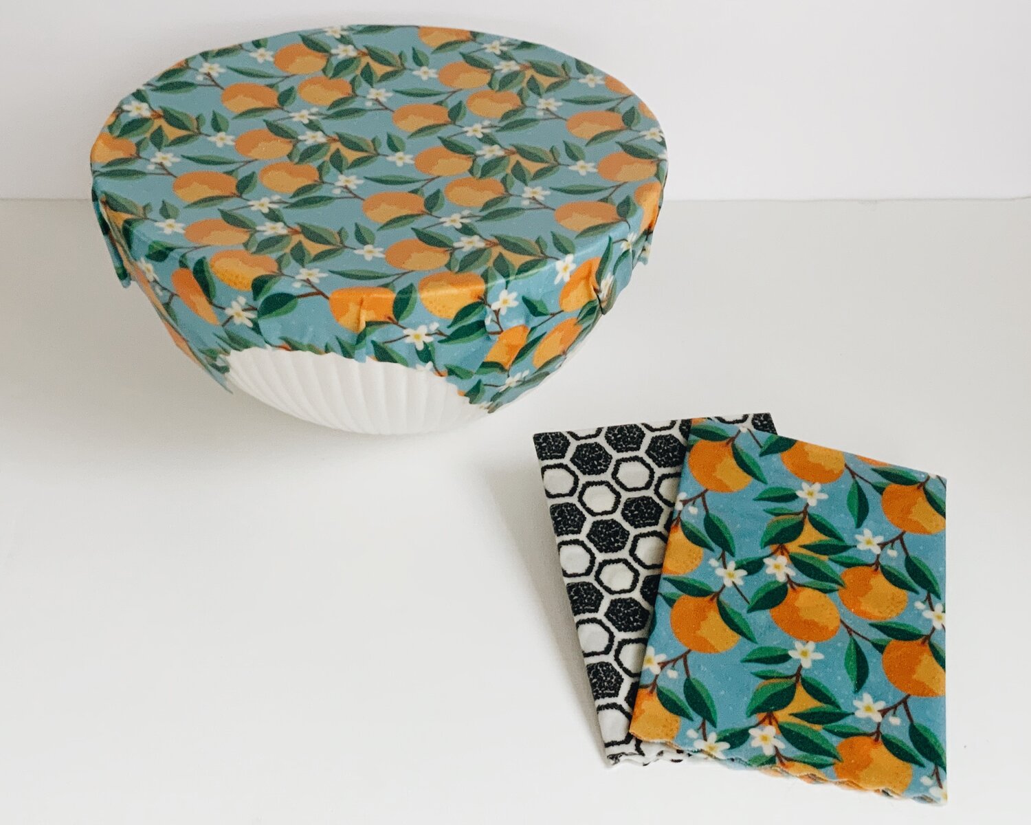 Large Beeswax Wraps (Set of 2)
