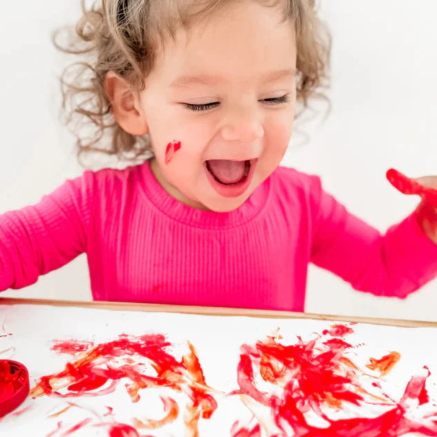 Finger Paint Set for Toddlers, Non-Toxic - 6 Colors