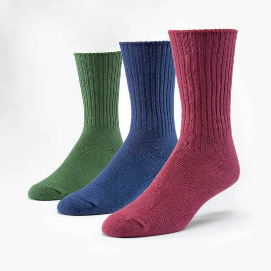 Organic Cotton Classic Crew Socks – 3-pk