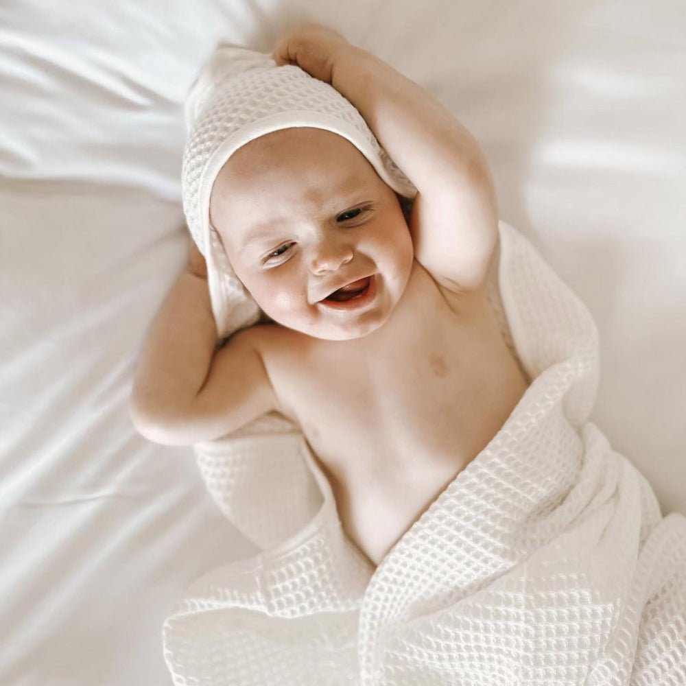 Waffle Hooded Baby Towel