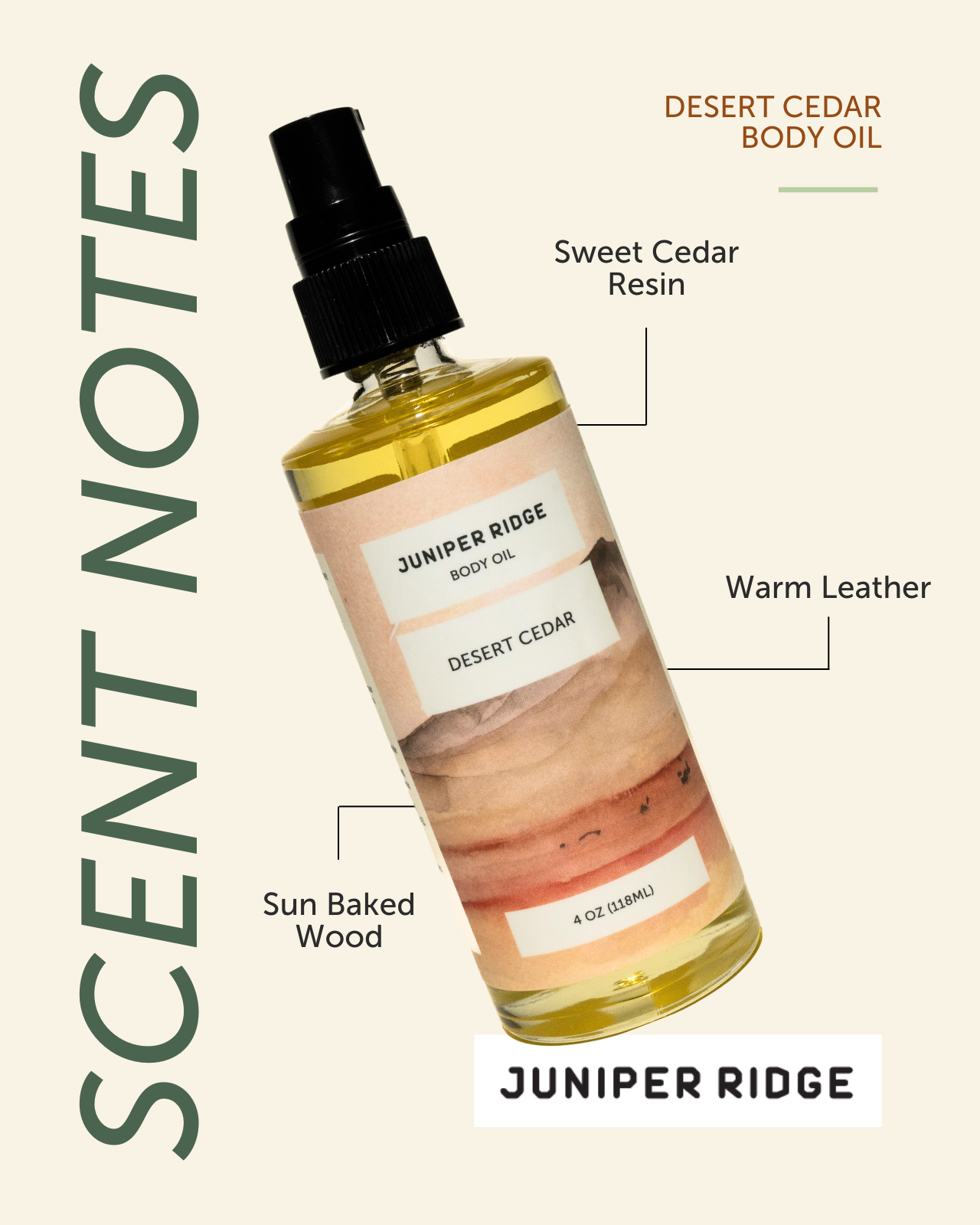 Desert Cedar Body Oil