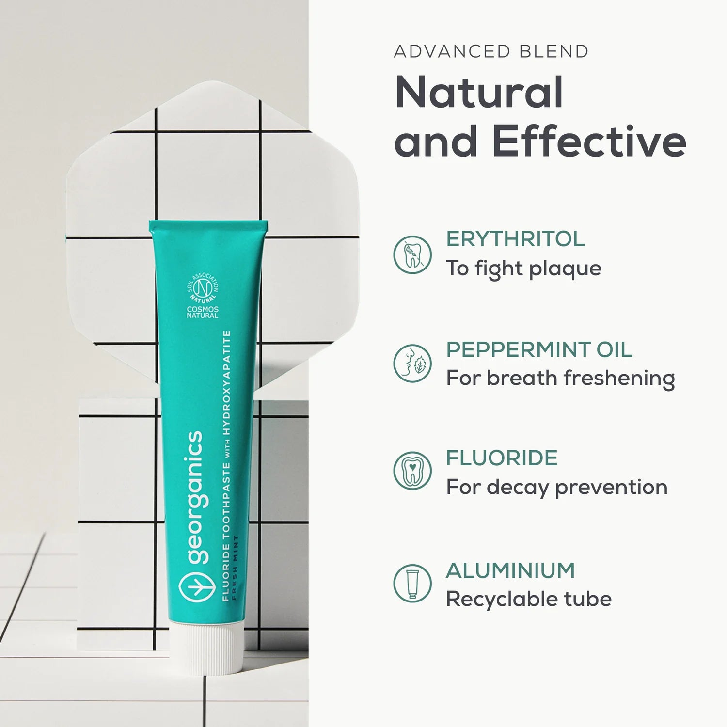 Fluoride Toothpaste With Hydroxyapatite