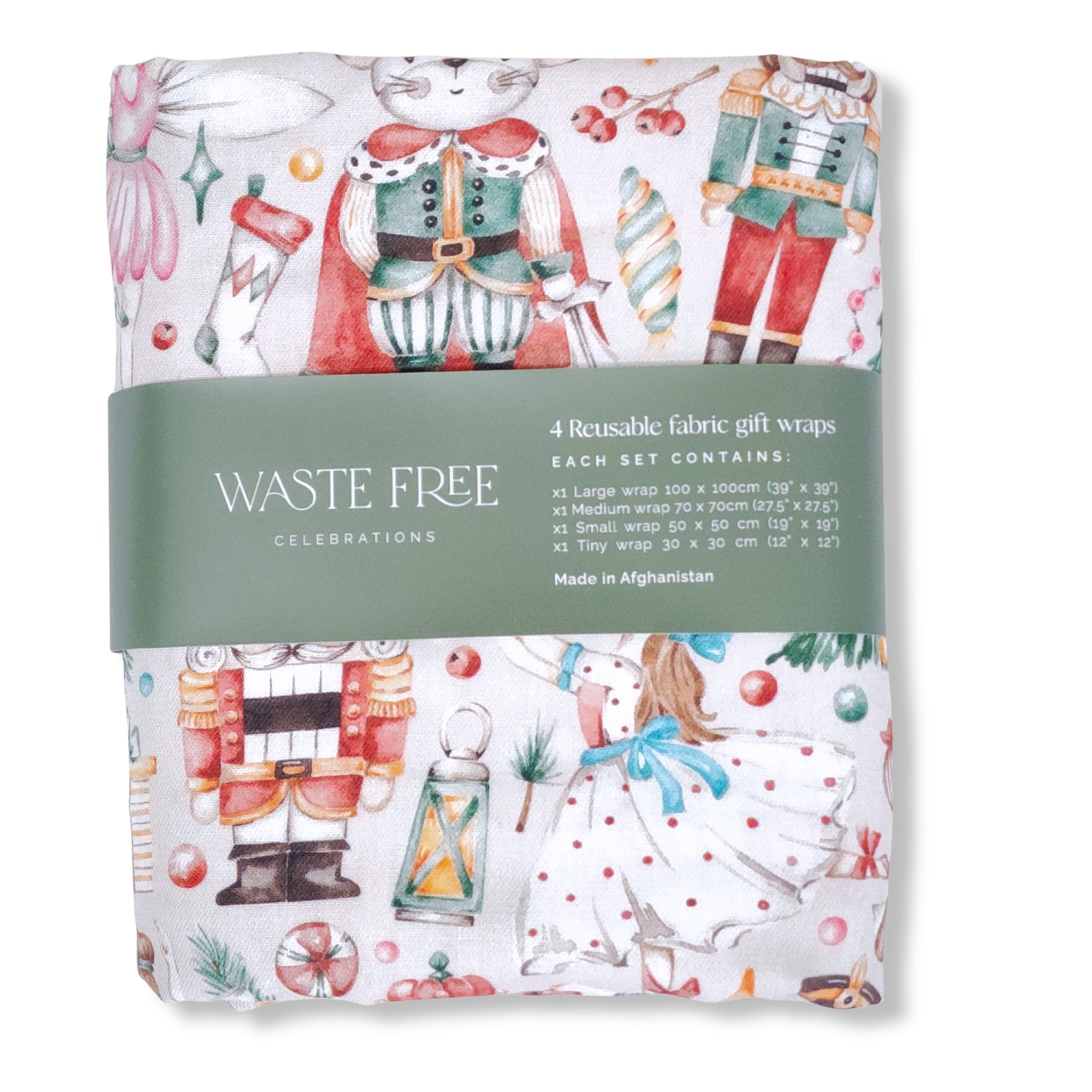 Nutcracker Fritz und freunde (4 Furoshiki Gift Wraps)