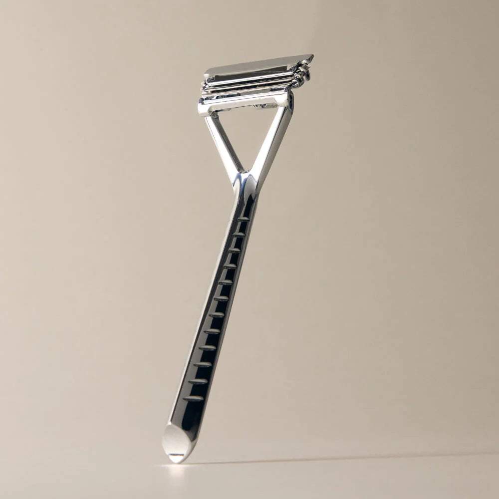 Pivoting Head Stainless Steel Razor