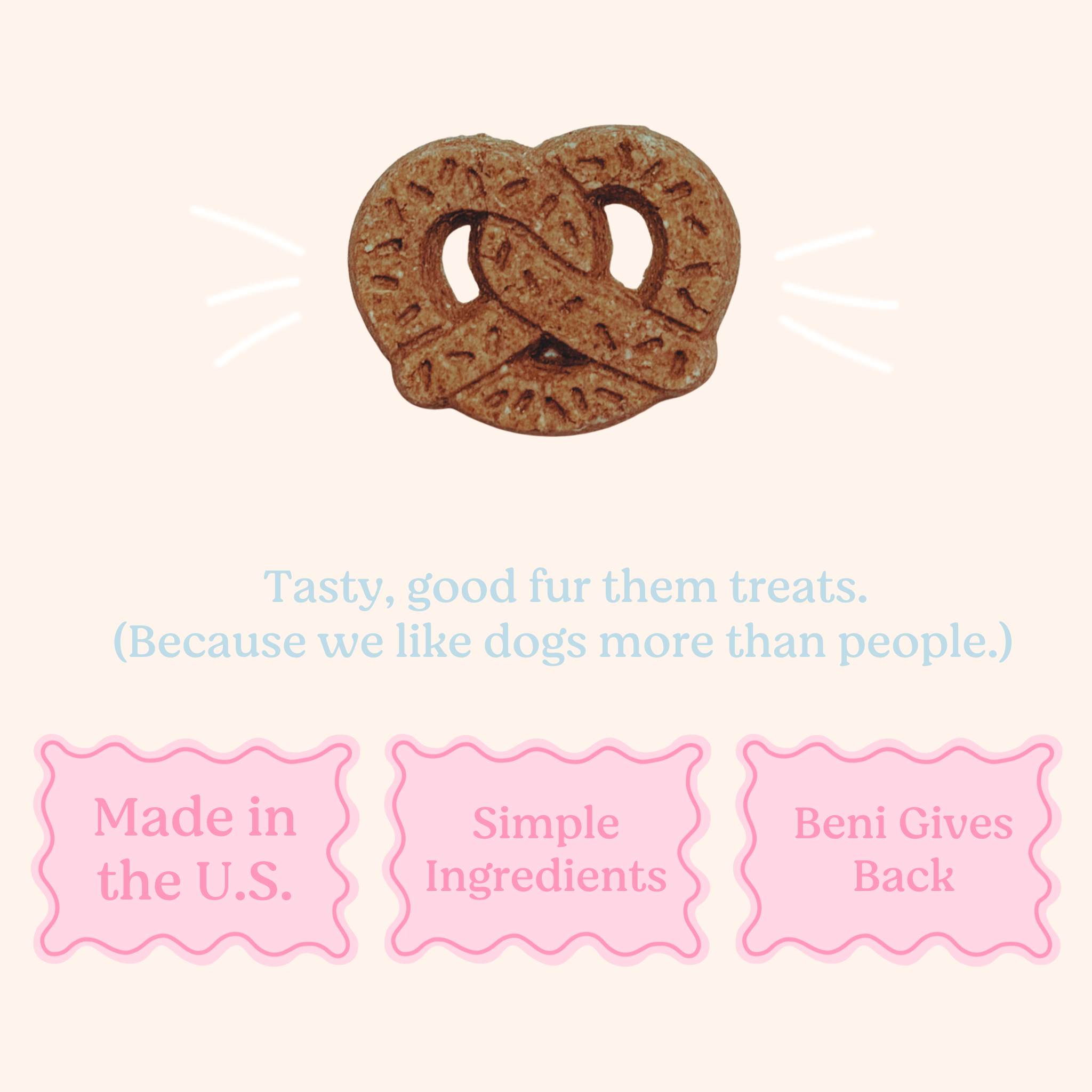 Cheddar Pretzels Dog Treats