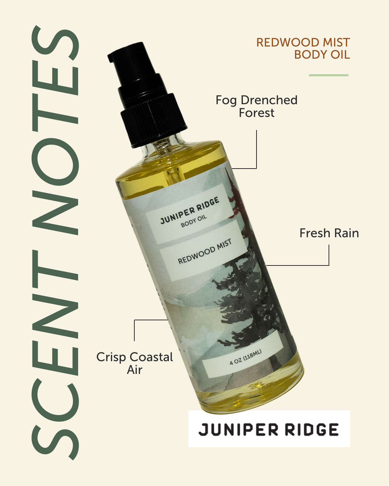Redwood Mist Body Oil