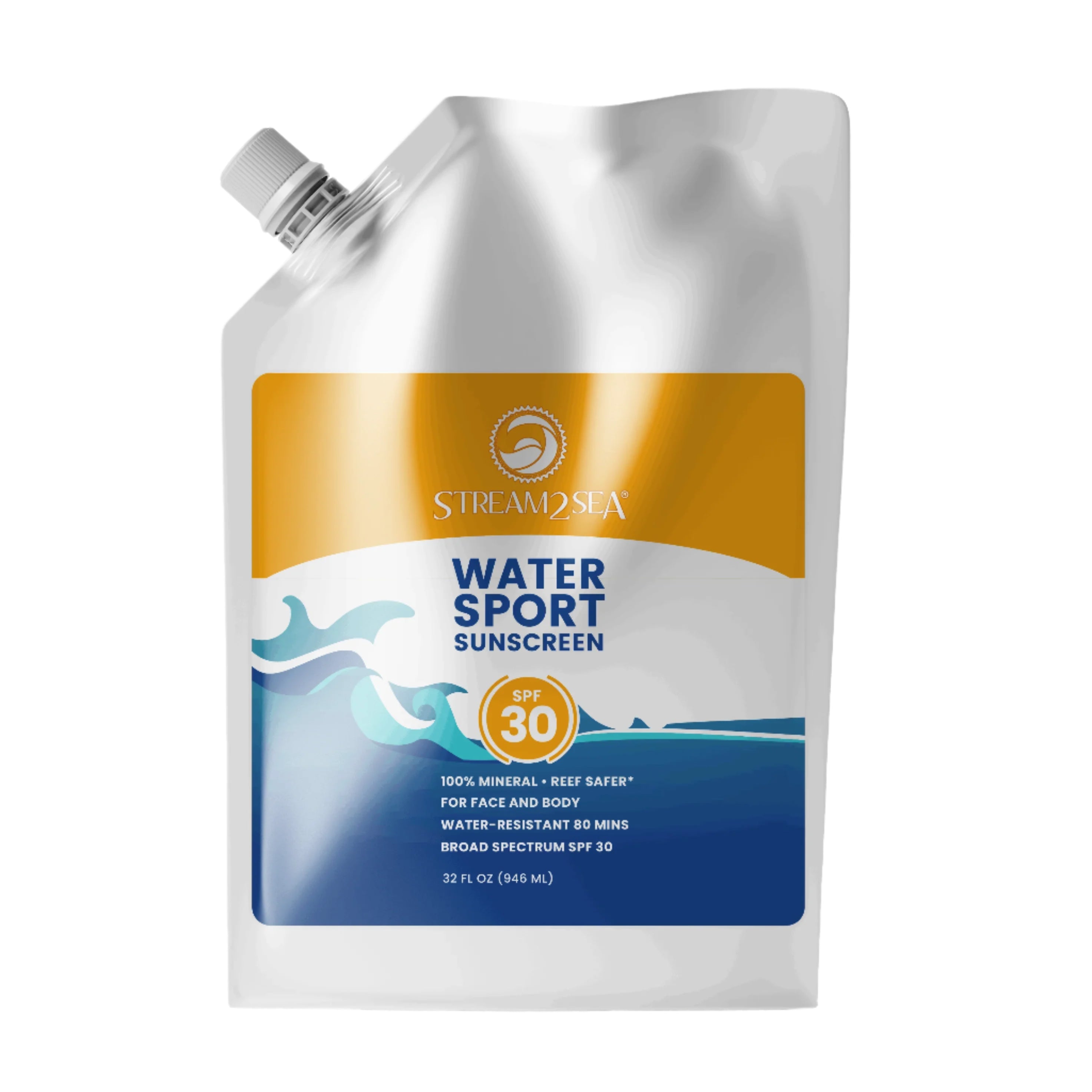 Water Sport Sunscreen SPF 30, Reef-Safe
