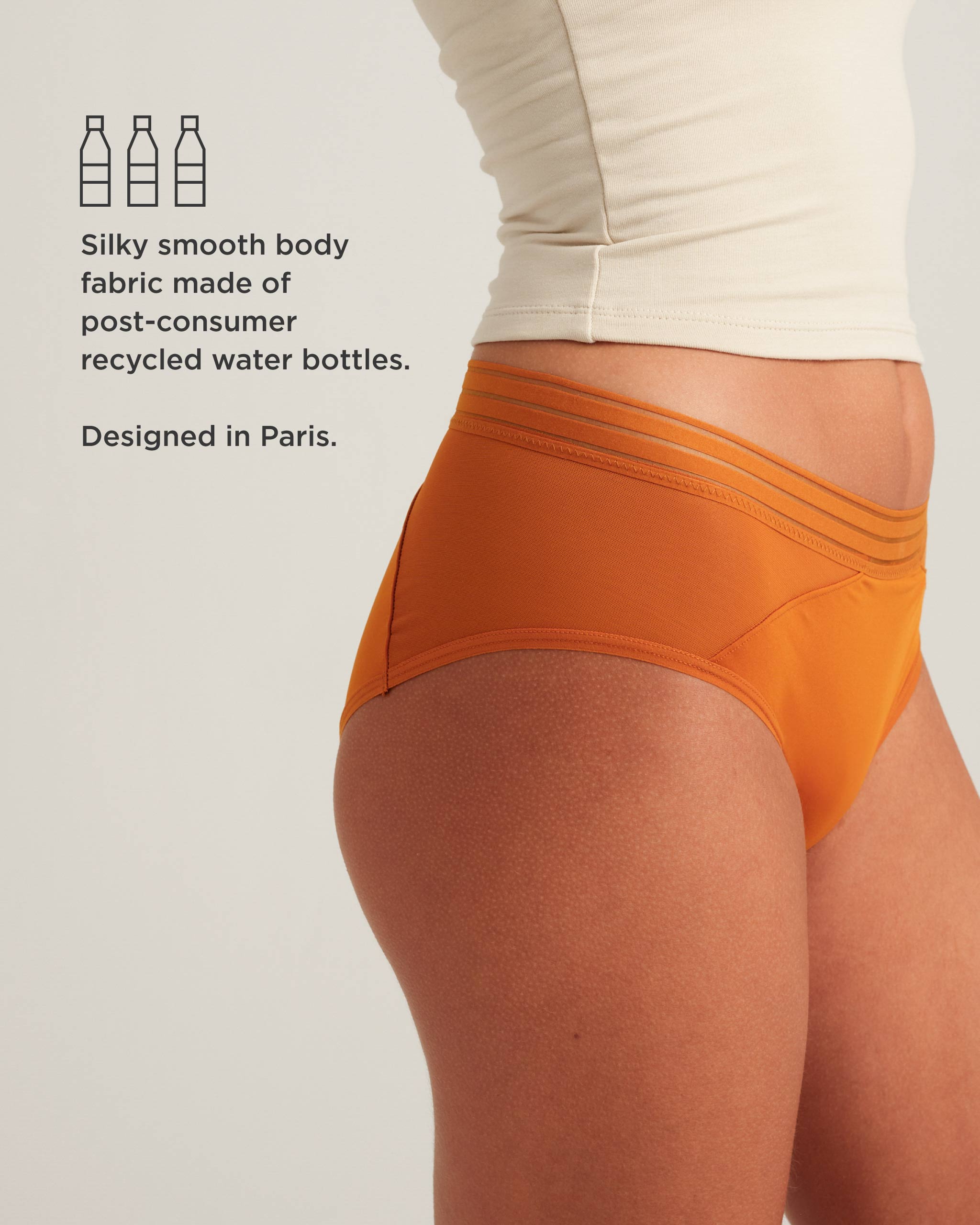 Leakproof Period Mesh Hipster