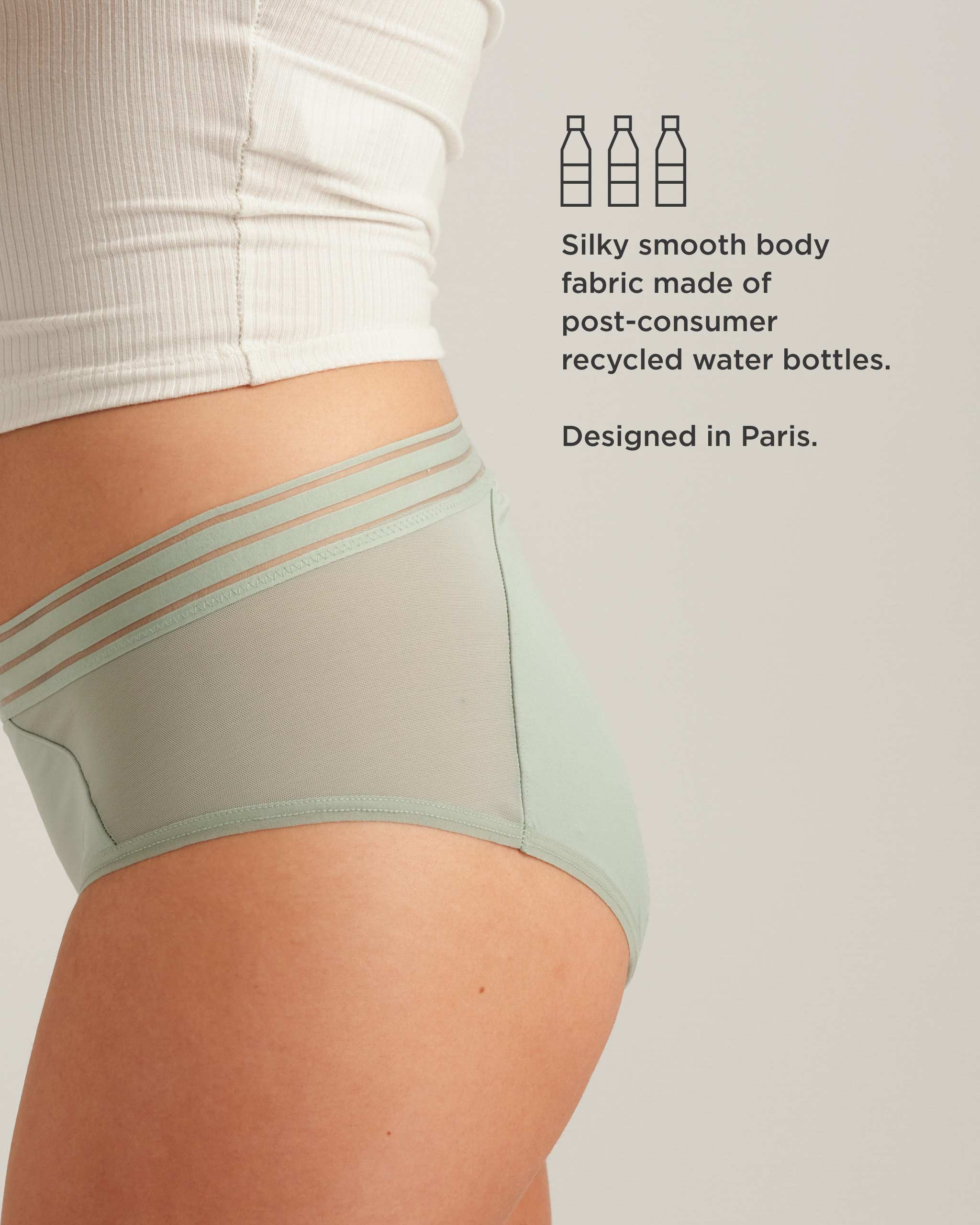 Leakproof Period Mesh Hipster