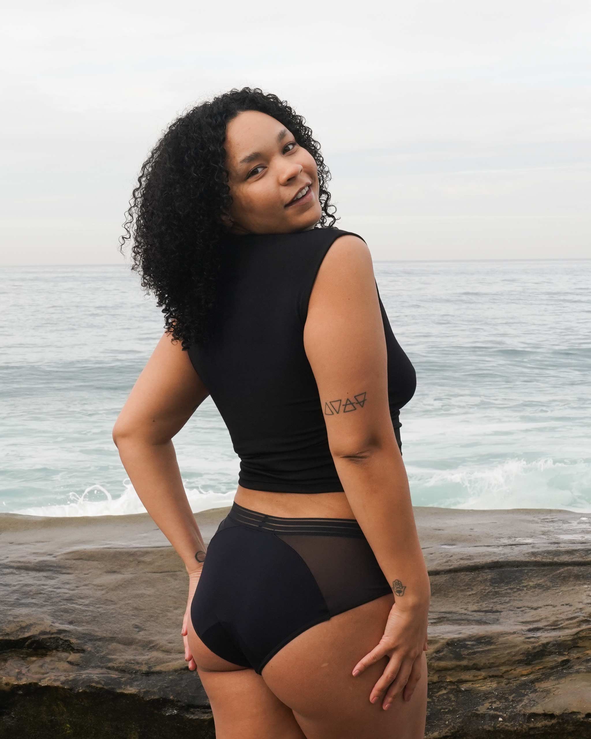 Leakproof Period Mesh Hipster