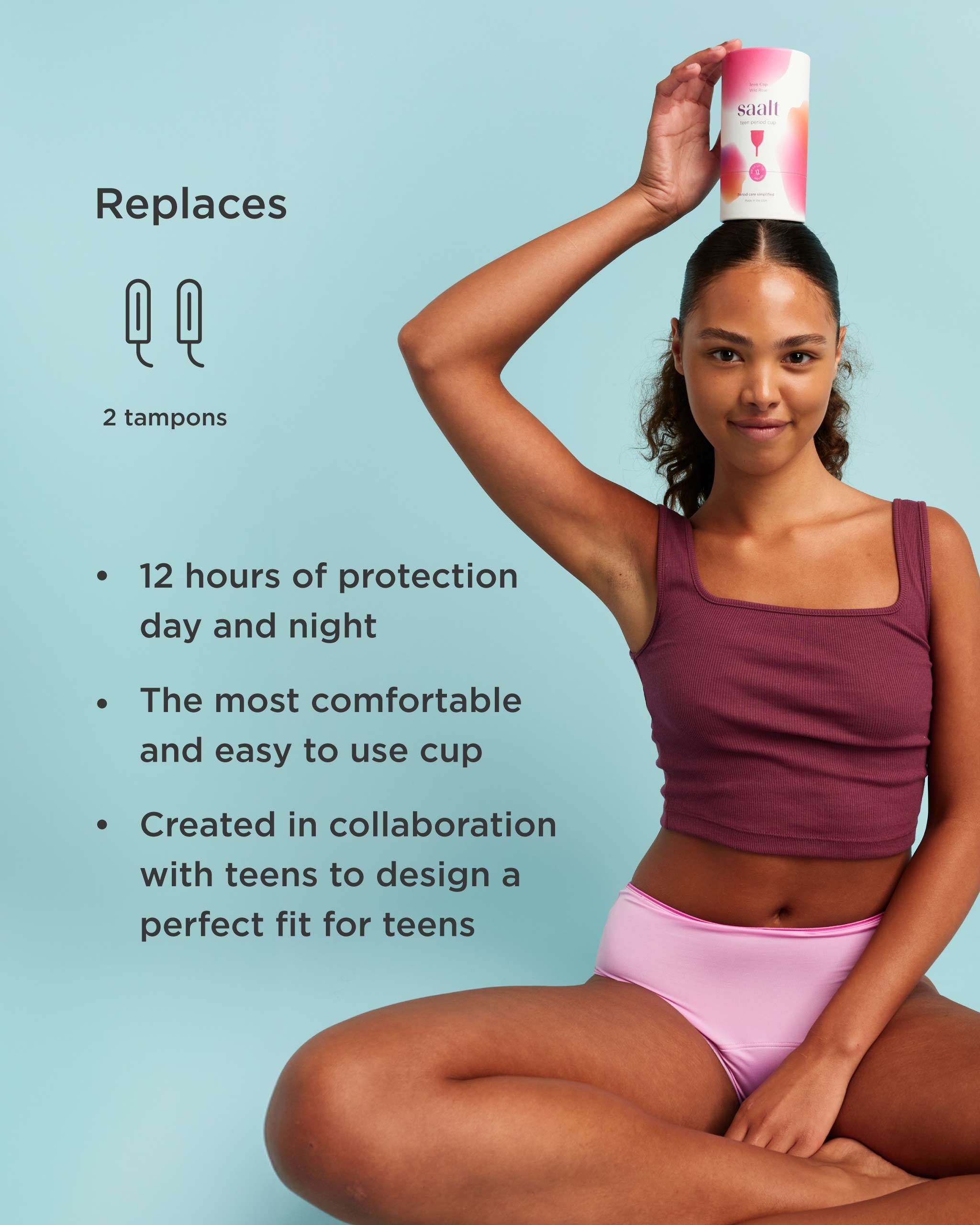 Saalt Menstrual Teen Cup