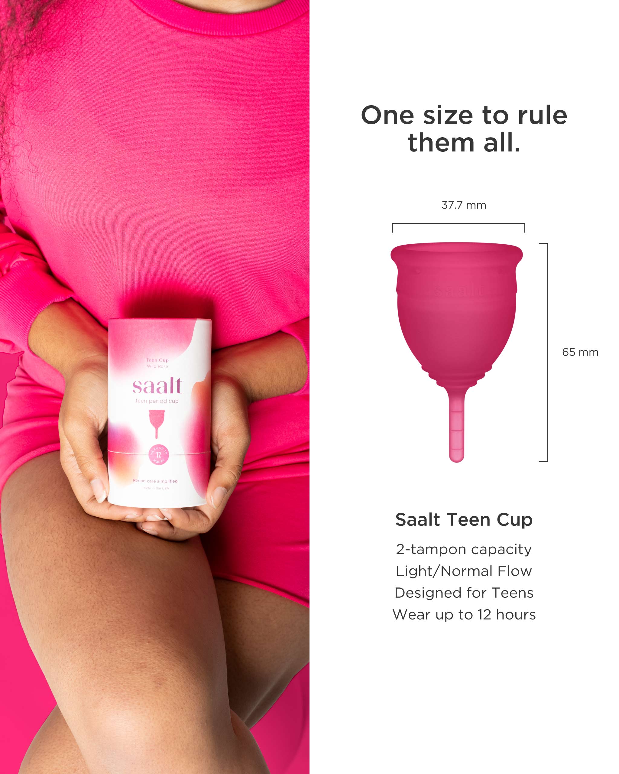 Saalt Menstrual Teen Cup