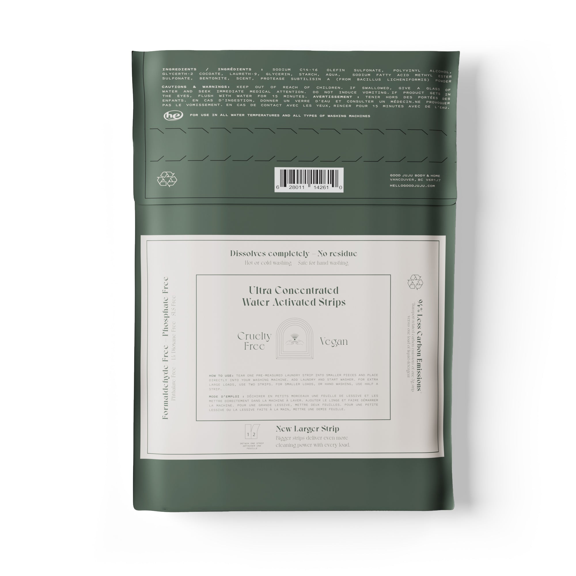 Good juju Laundry detergent sheets Summer Rain