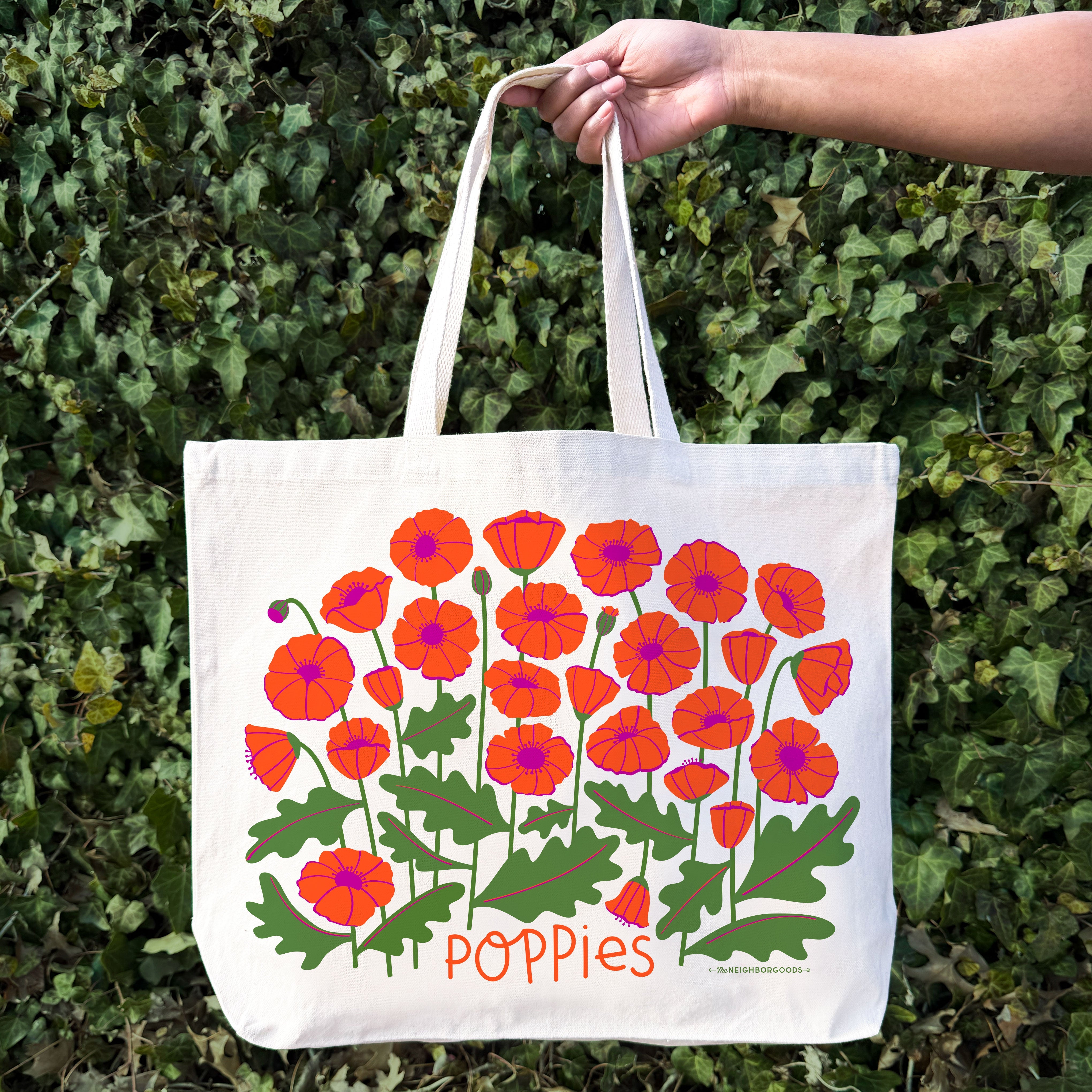 Poppies Tote Bag