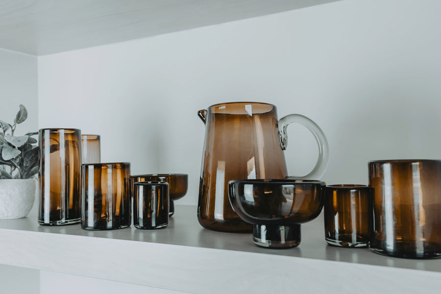 Handblown Glass Pitcher