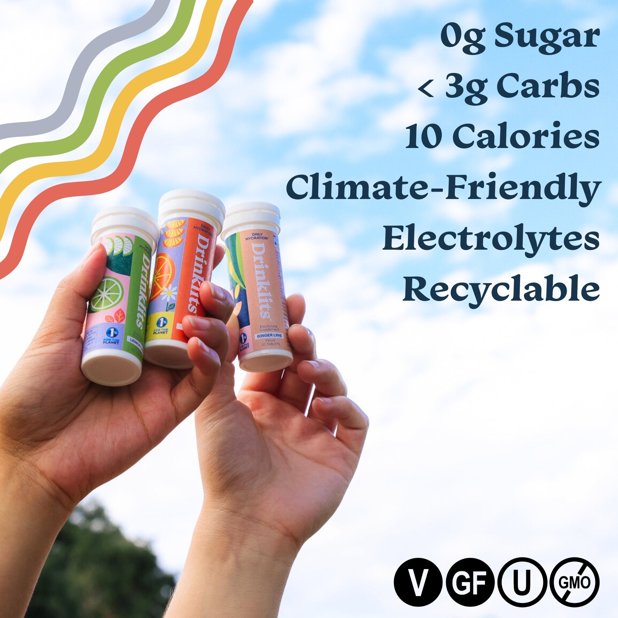 Lemon-Lime & Orange Electrolyte Tablets (4) Tube Bundle | Citrus Daily Hydration Combo Pack