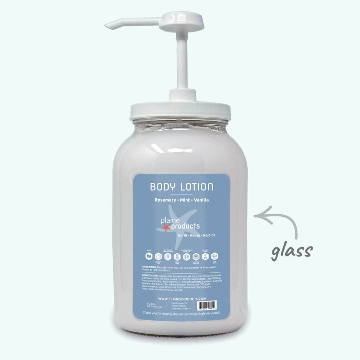 Refillable Body Lotion