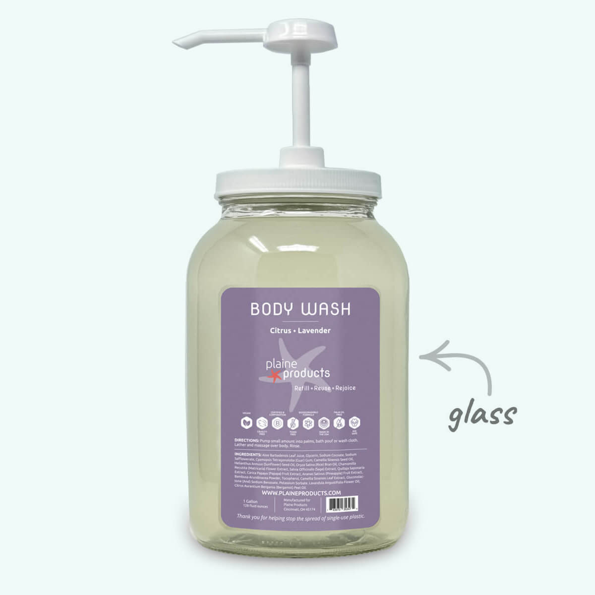 Refillable Body Wash