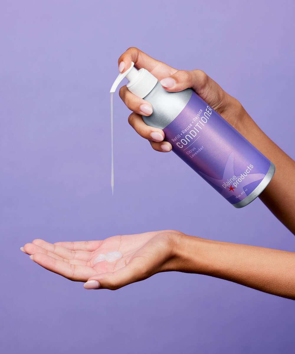 Refillable Vegan Conditioner 16oz and 2.5oz Sizes