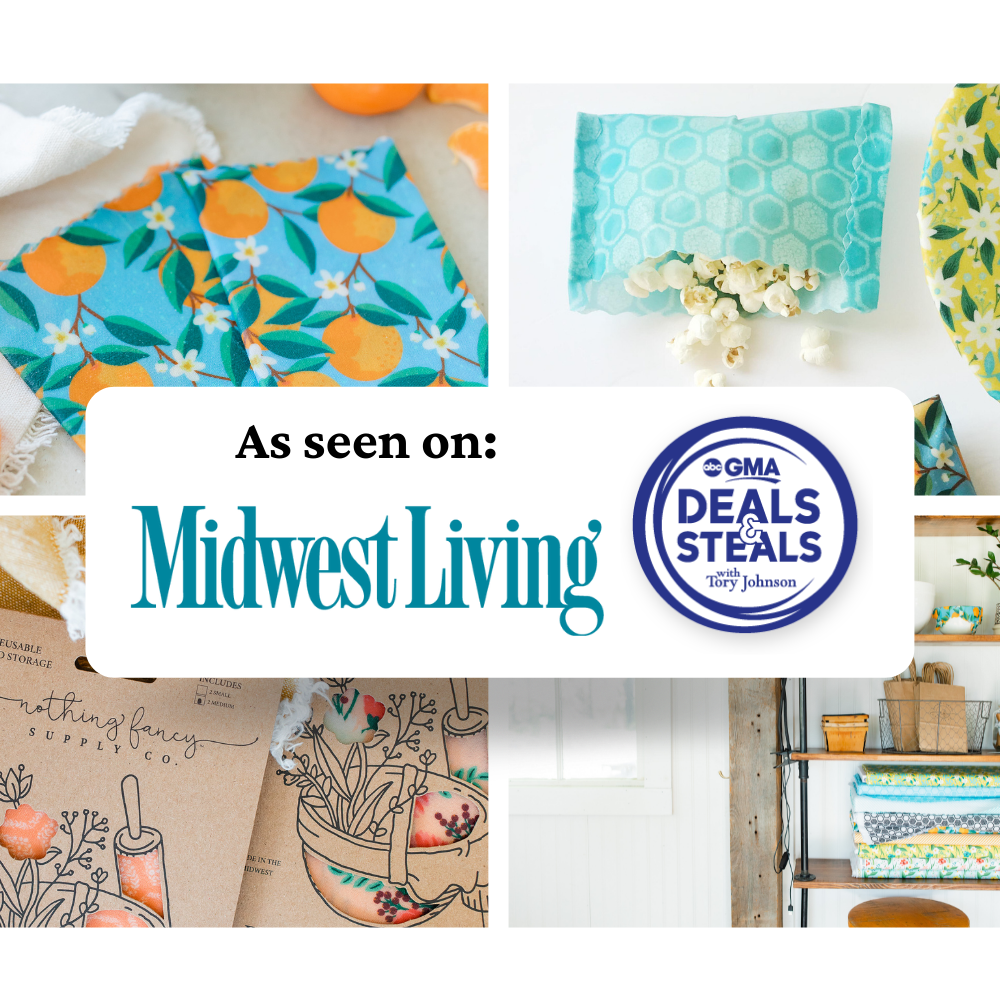 Orange Grove - Beeswax Wraps Bundle (Set of 3)