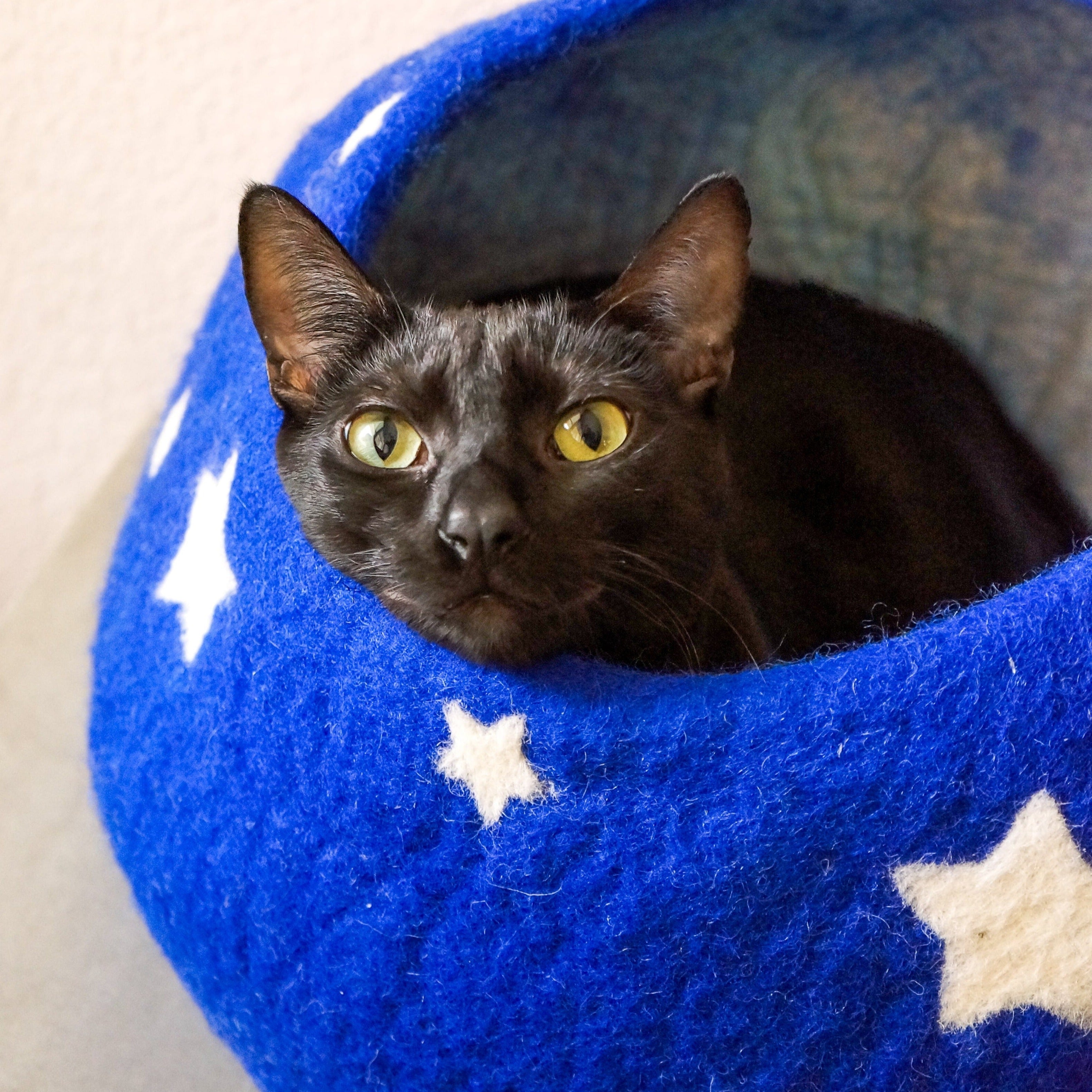 Midnight Stars Eco Kitty Cave