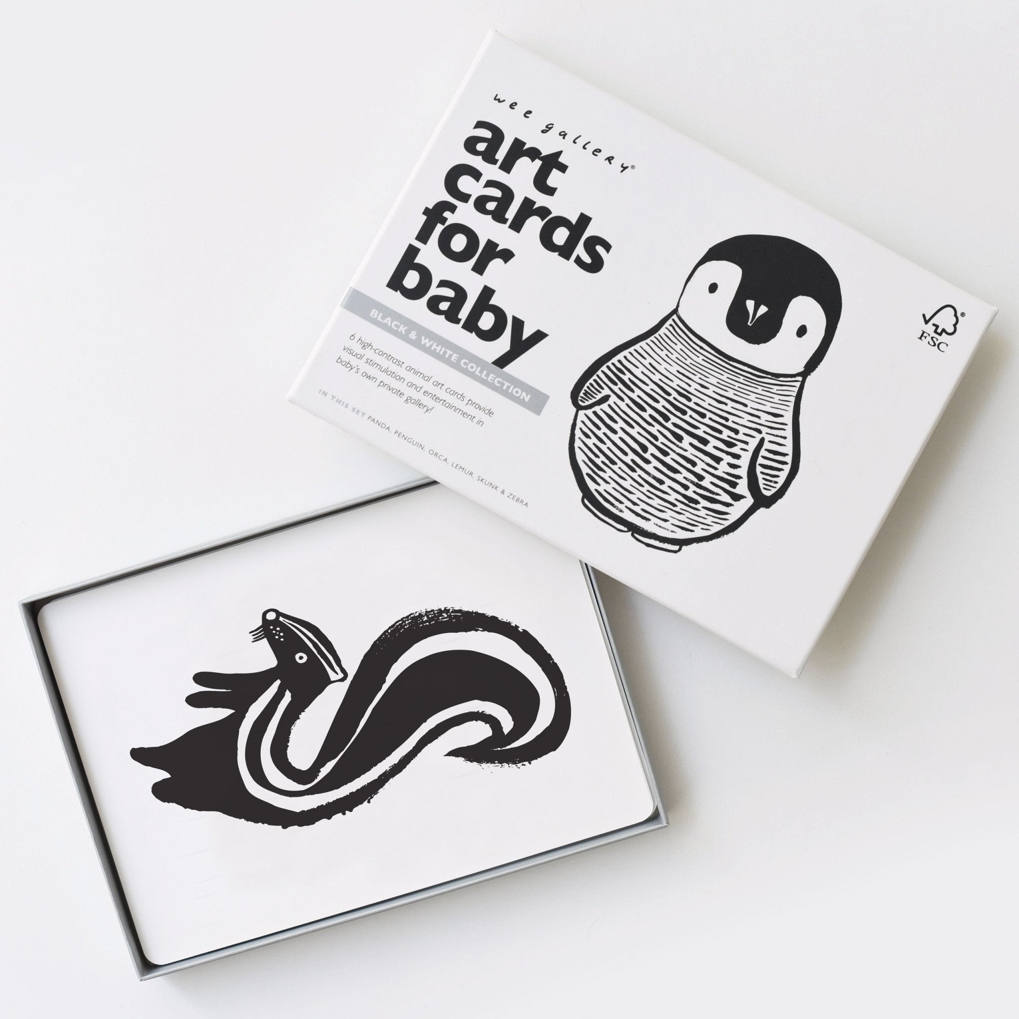 Art Cards for Baby - Black and White Collection