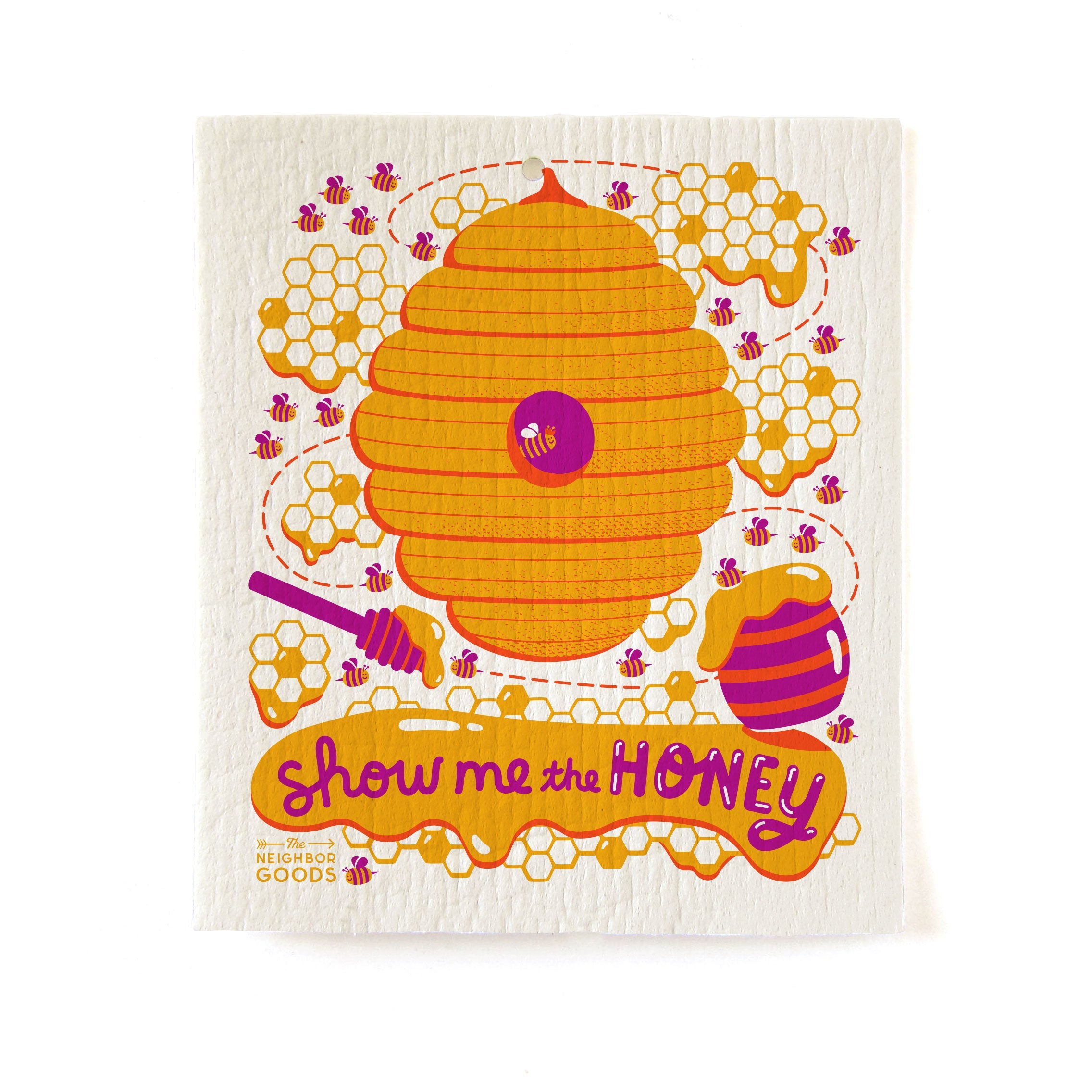 The Neighborgoods Pollinator Garden - Sponge Cloth Set Of 3