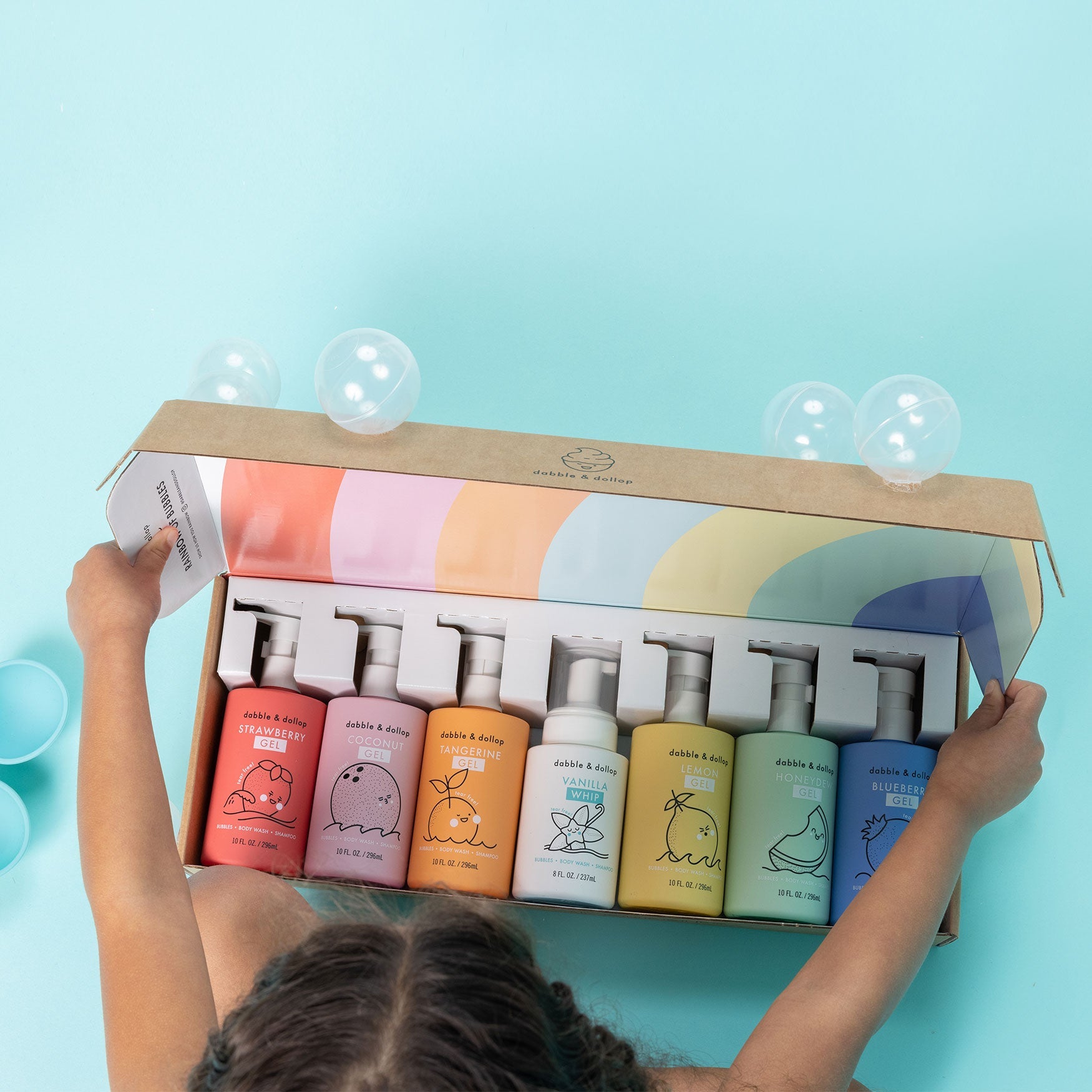 Dabble & Dollop Rainbow of Bubbles Bath Bundle