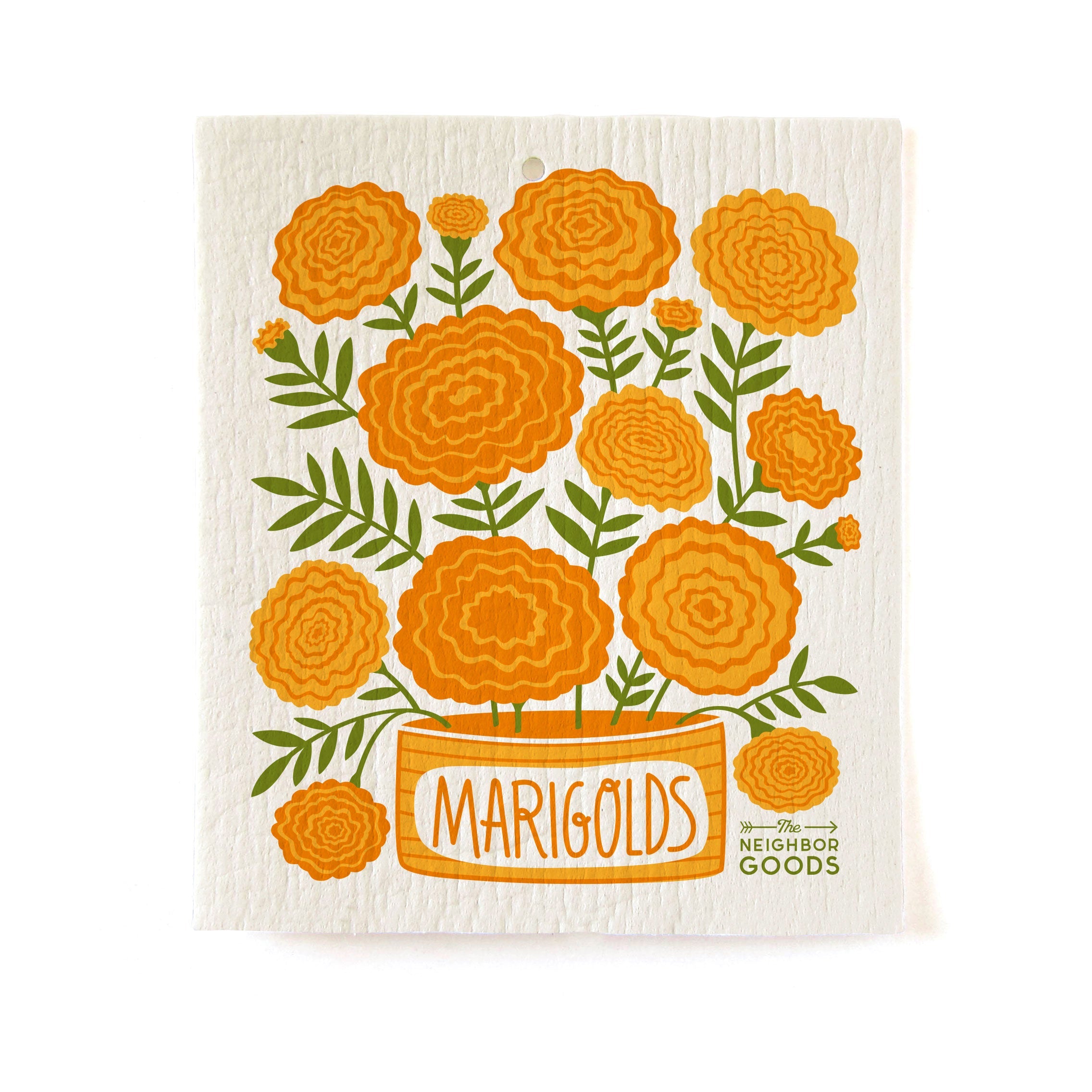 The Neighborgoods Edible Flowers - Sponge Cloth Set Of 3