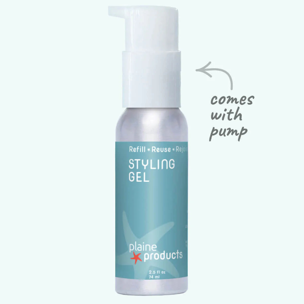 Refillable Styling Gel 10oz and 2.5oz Sizes