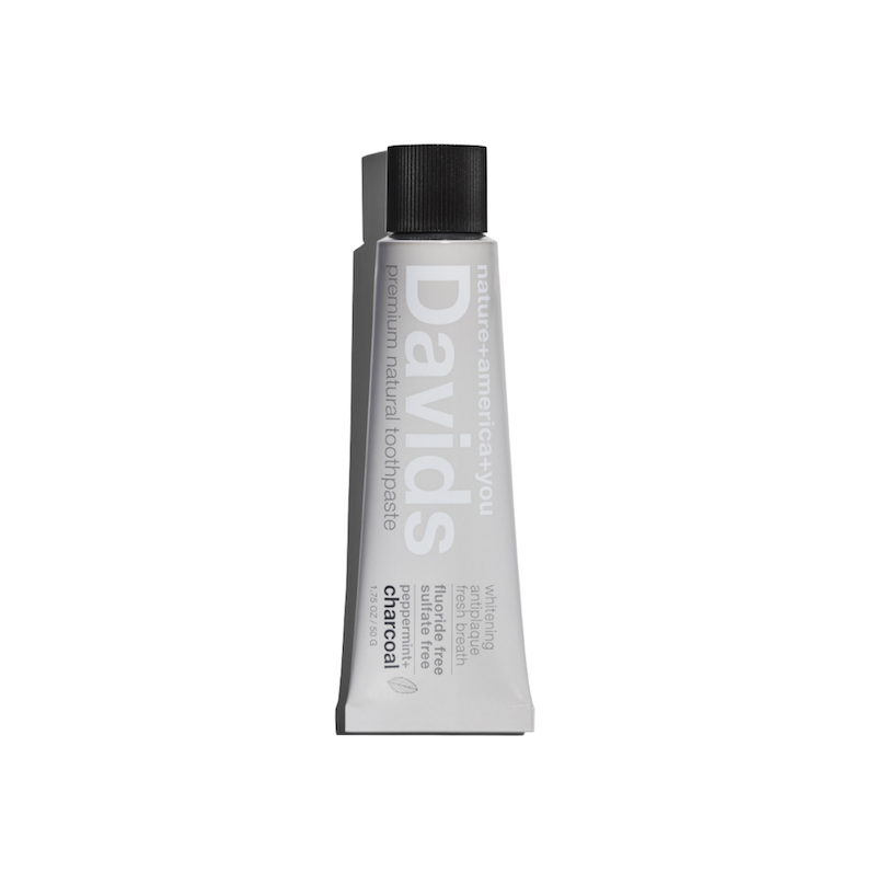 Fluoride Free Travel Size Peppermint + Charcoal Toothpaste