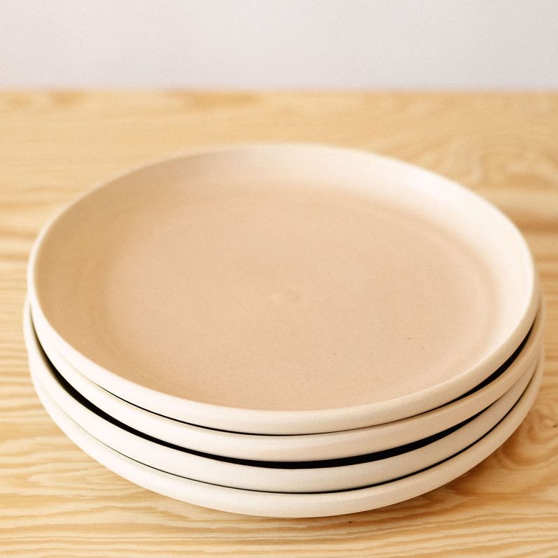 Handmade Ceramic Saucy Plate 4pk
