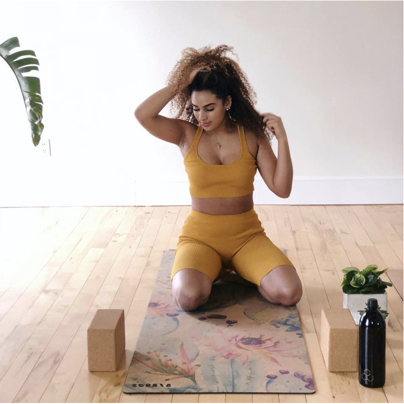 Botanicals Cork Yoga Mat 4.5mm