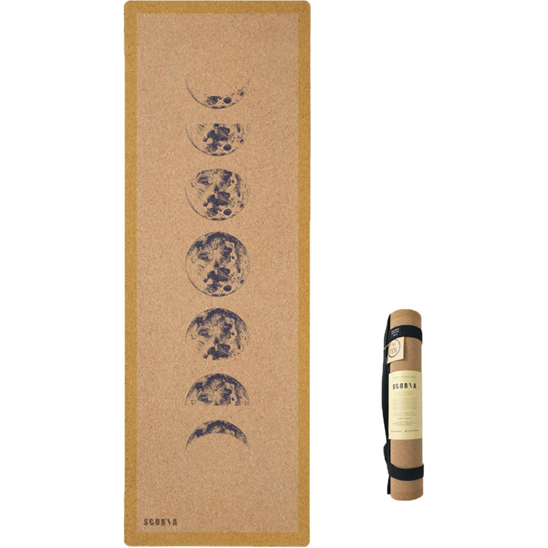 Moon Phases Cork Yoga Mat 4.5mm