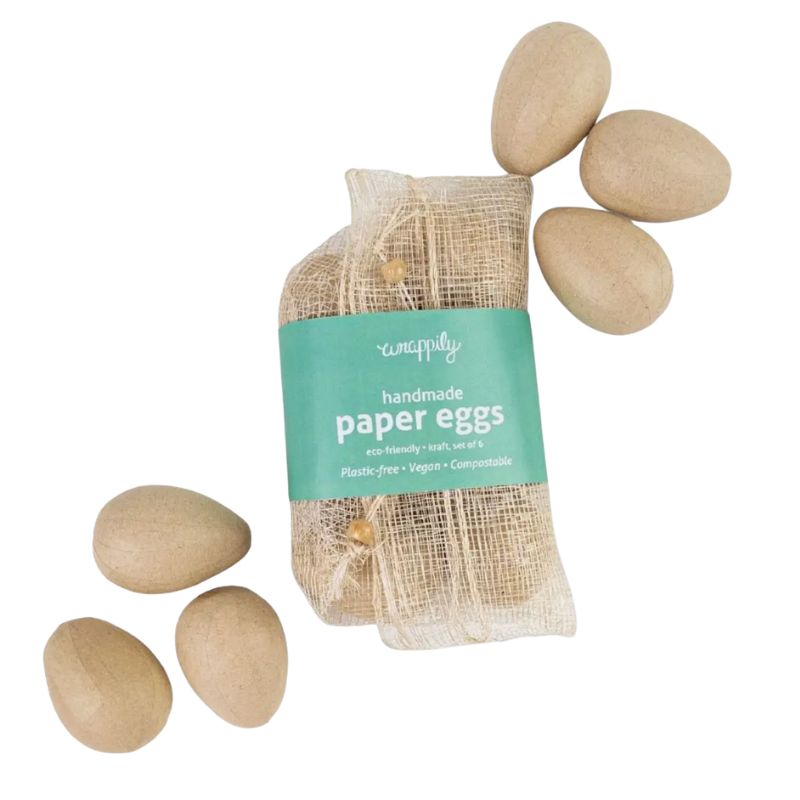 Plastic-Free Kraft Paper Eggs