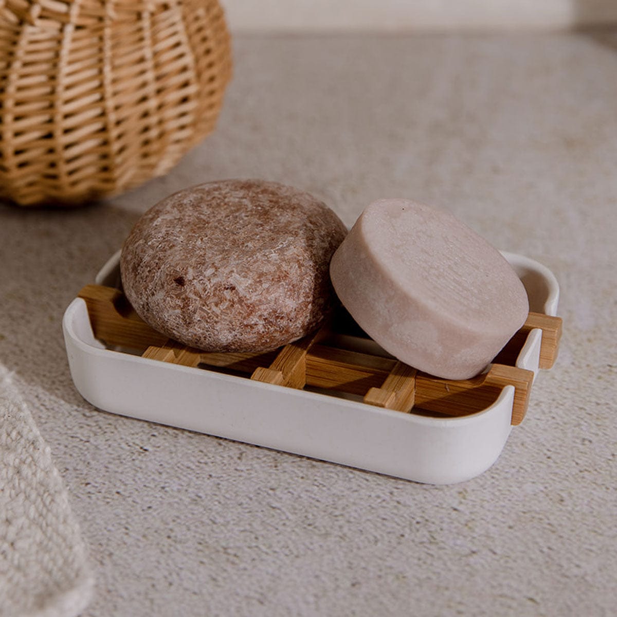 Zero Waste Store Plastic Free Soap Dish - Zero Waste Soap Dish, Bamboo & Corn Starch, Compostable