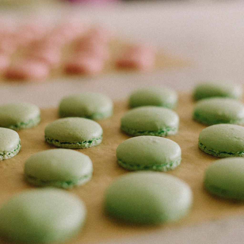 Vegan Matcha Macarons Recipe (ft. Flying Bird Botanicals)