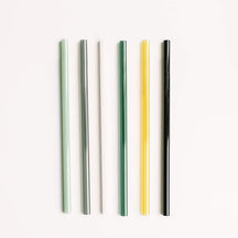 Straight Glass Straw Set, 6", 8" OR 10"