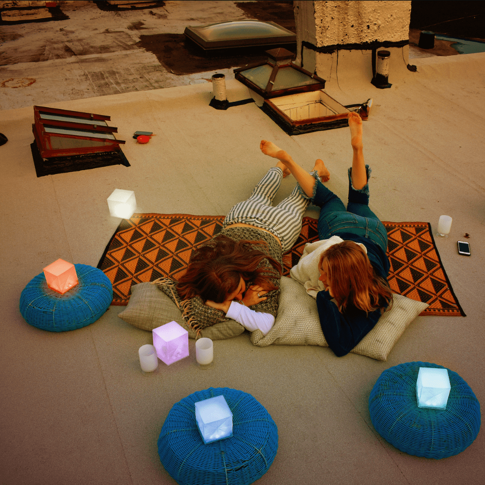 Helix Hybrid Collapsible Solar-Powered Origami Lantern