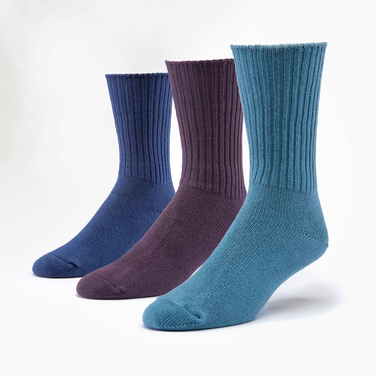 Organic Cotton Classic Crew Socks – 3-pk