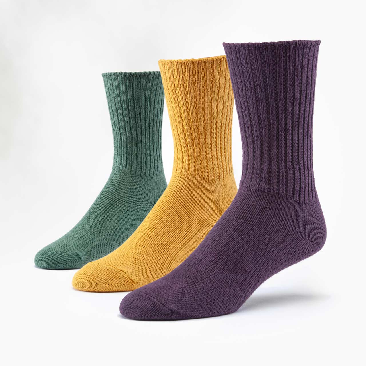 Organic Cotton Classic Crew Socks – 3-pk