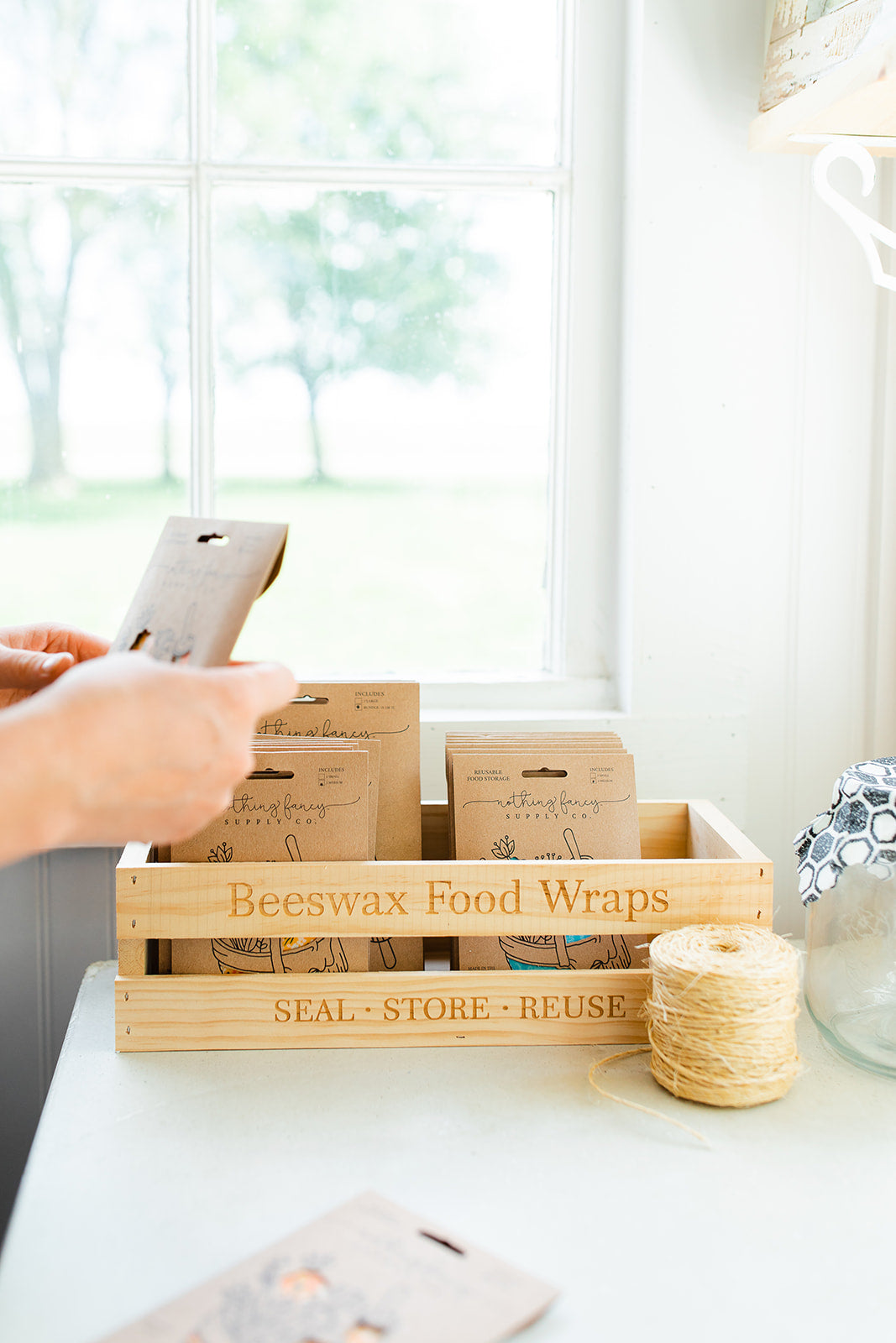 Medium Beeswax Wraps (Set of 2)