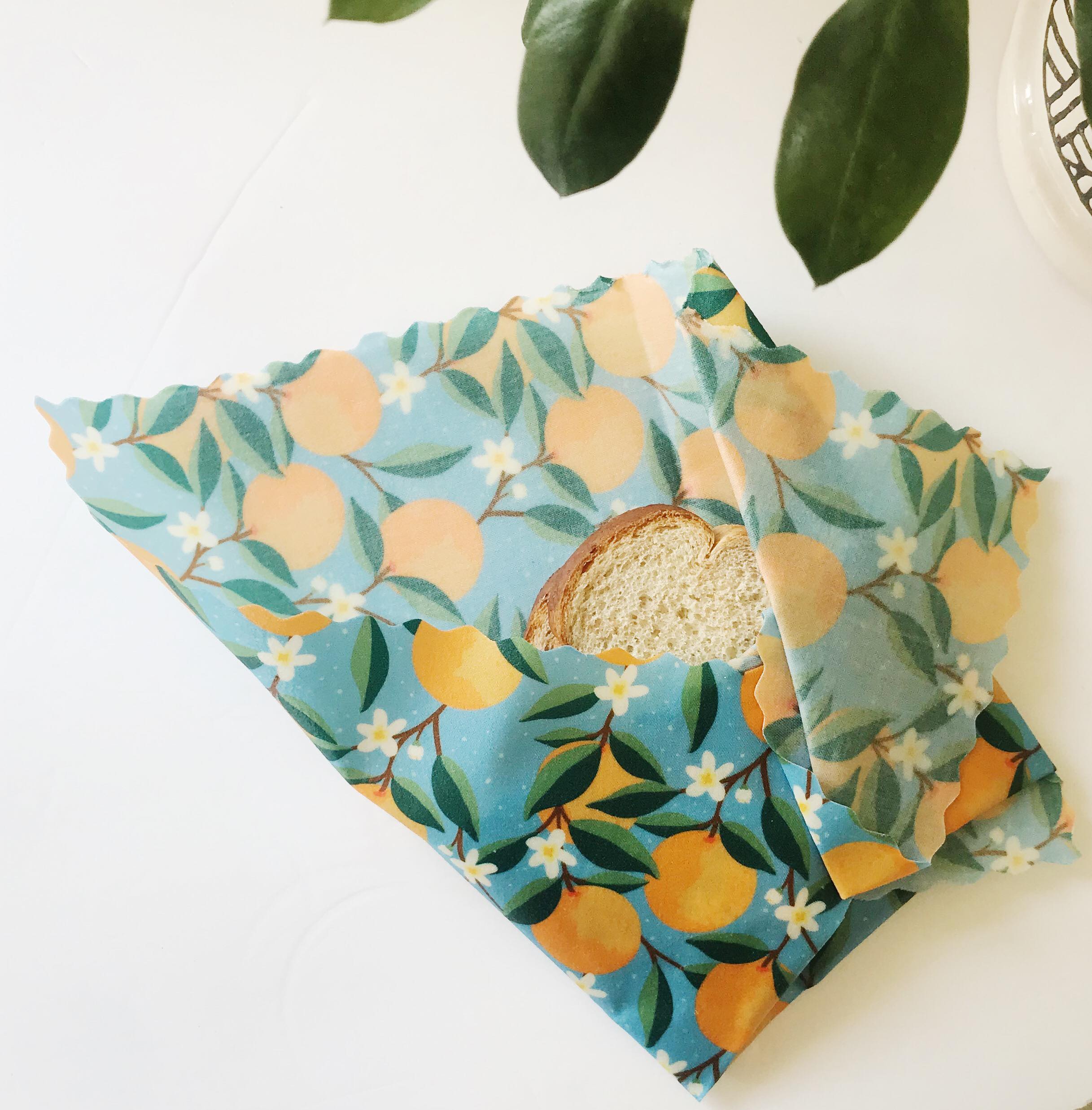 Orange Grove - Beeswax Wraps Bundle (Set of 3)