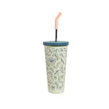 Insulated Steel Straw Tumbler 24 oz