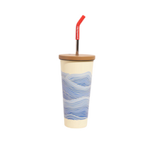 Insulated Steel Straw Tumbler 24 oz