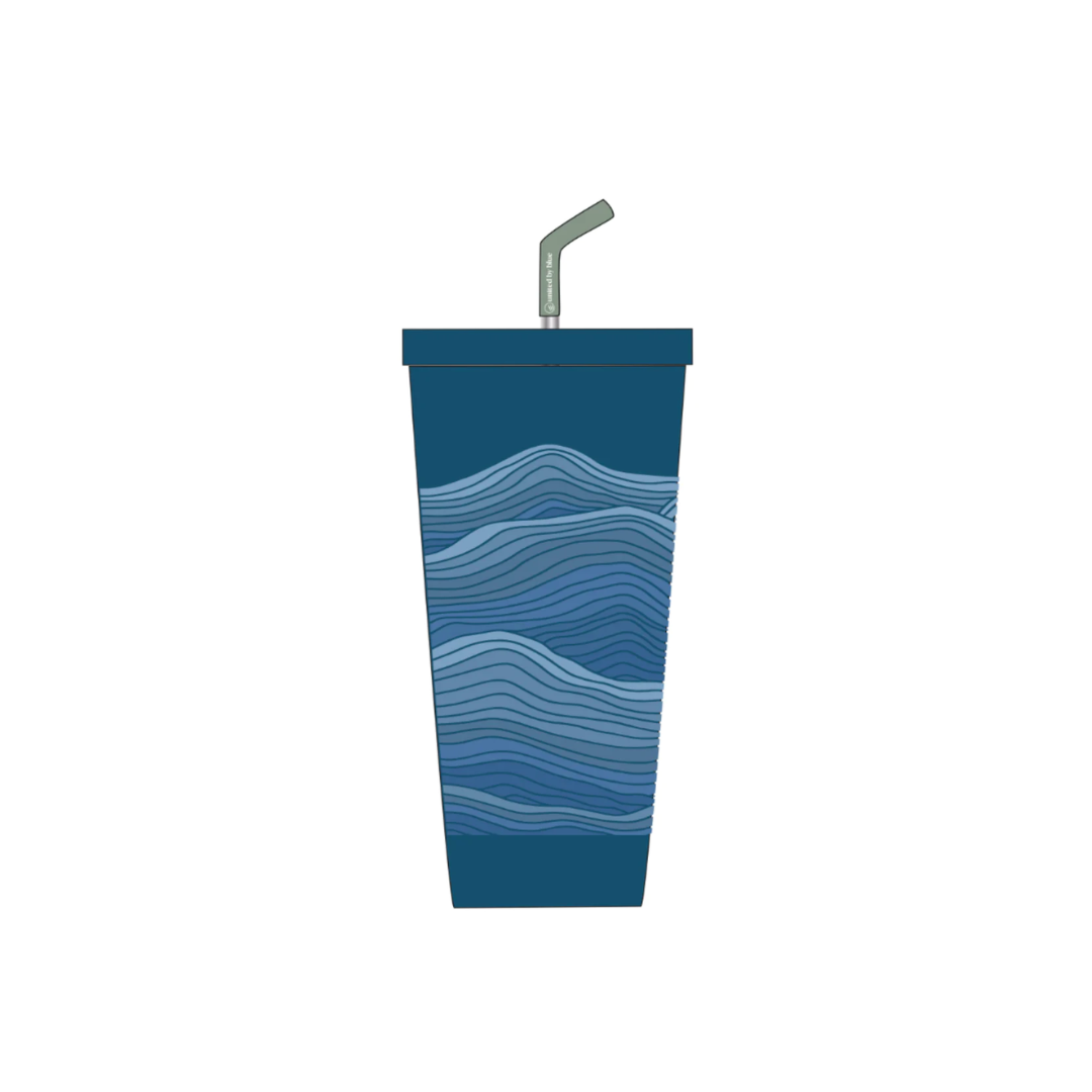 Insulated Steel Straw Tumbler 24 oz